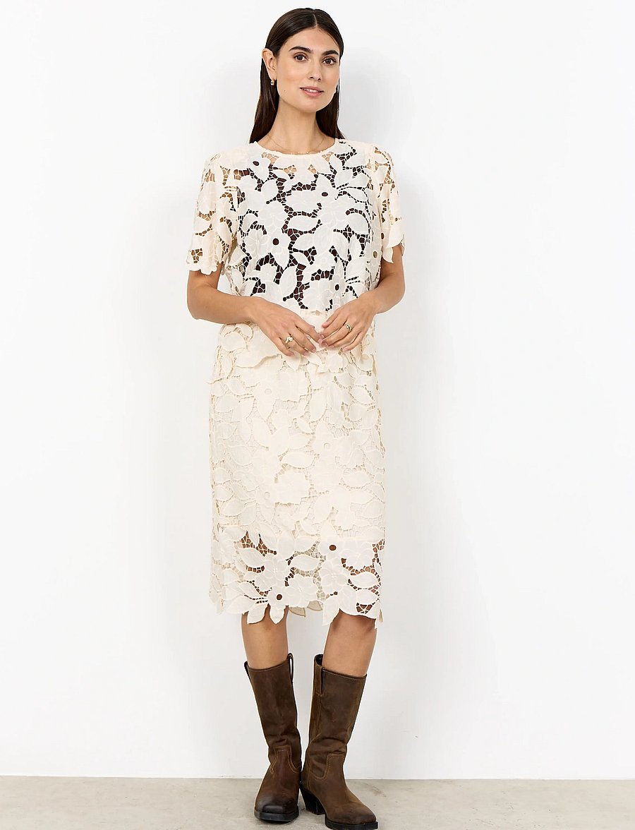 Soyaconcept - SC-CASSANDRA - kurzärmelige blusen - 1620 cream - 3