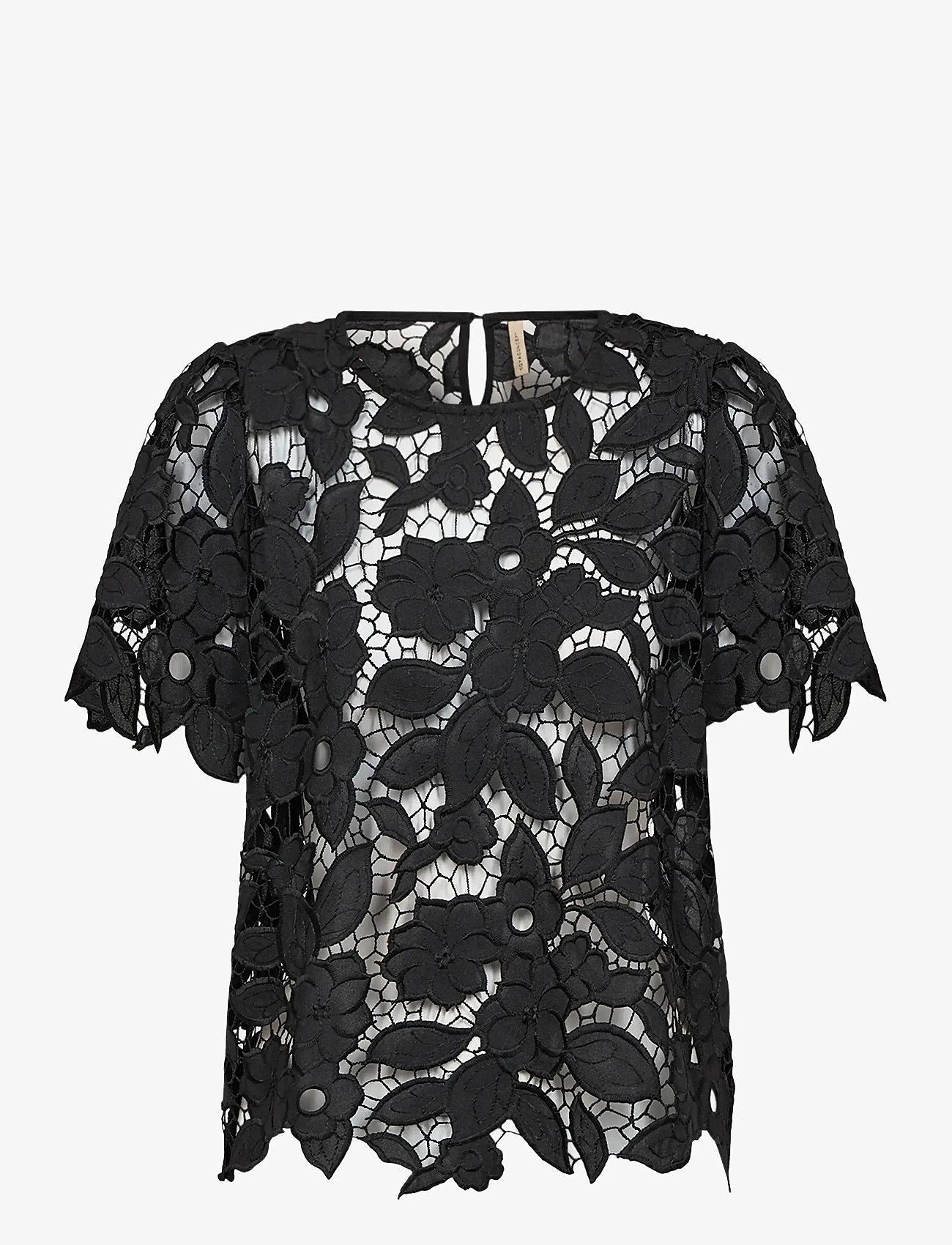 Soyaconcept - SC-CASSANDRA - lühikeste varrukatega pluusid - 9999 black - 1