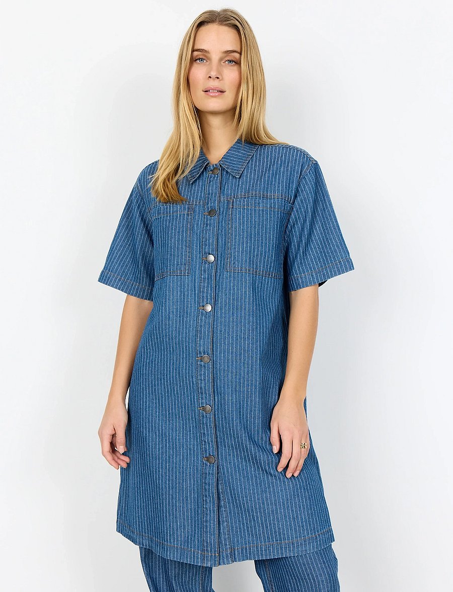 Soyaconcept - SC-CAISHO - robes chemises - 2035 moonlight blue denim - 0