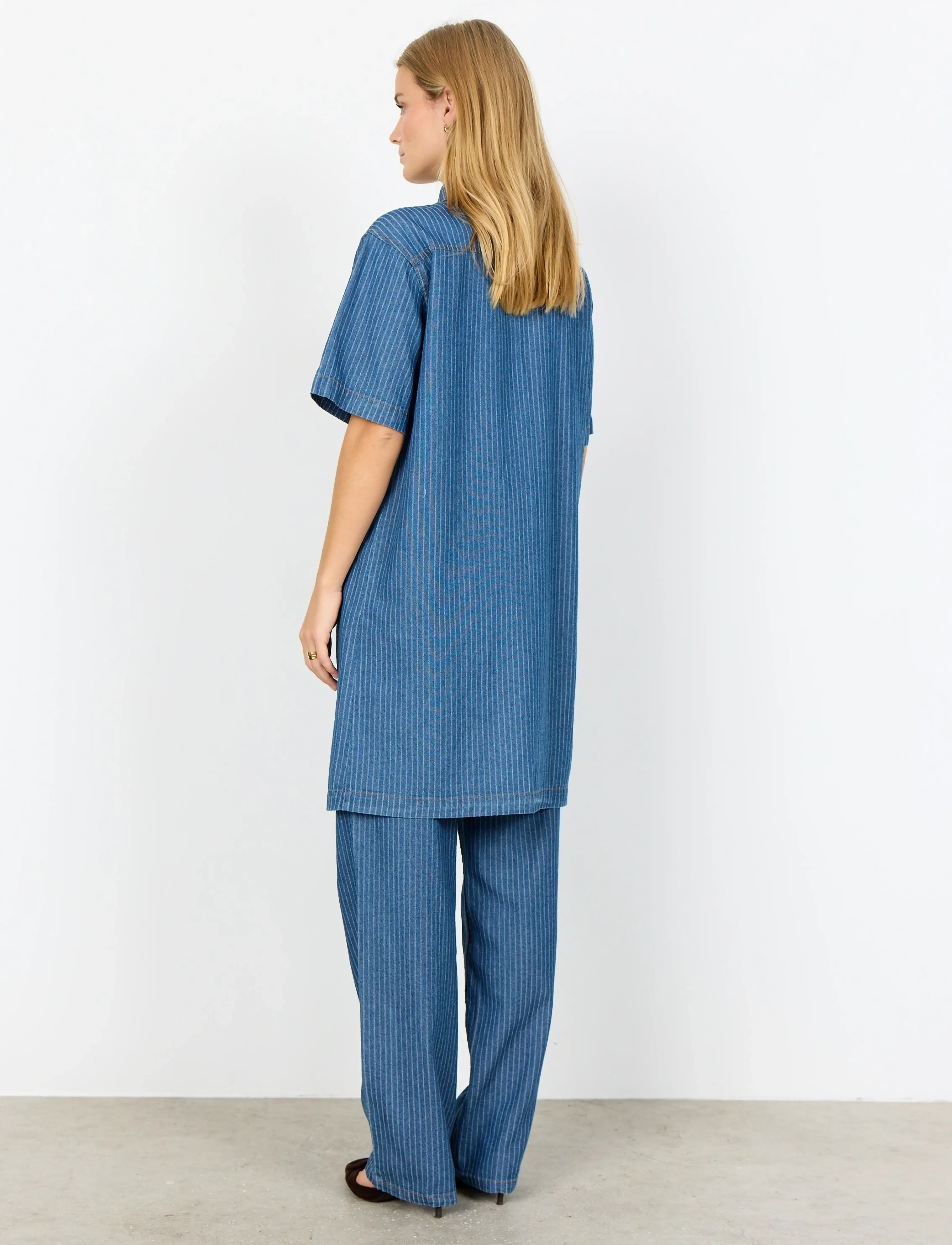 Soyaconcept - SC-CAISHO - skjortekjoler - 2035 moonlight blue denim - 4