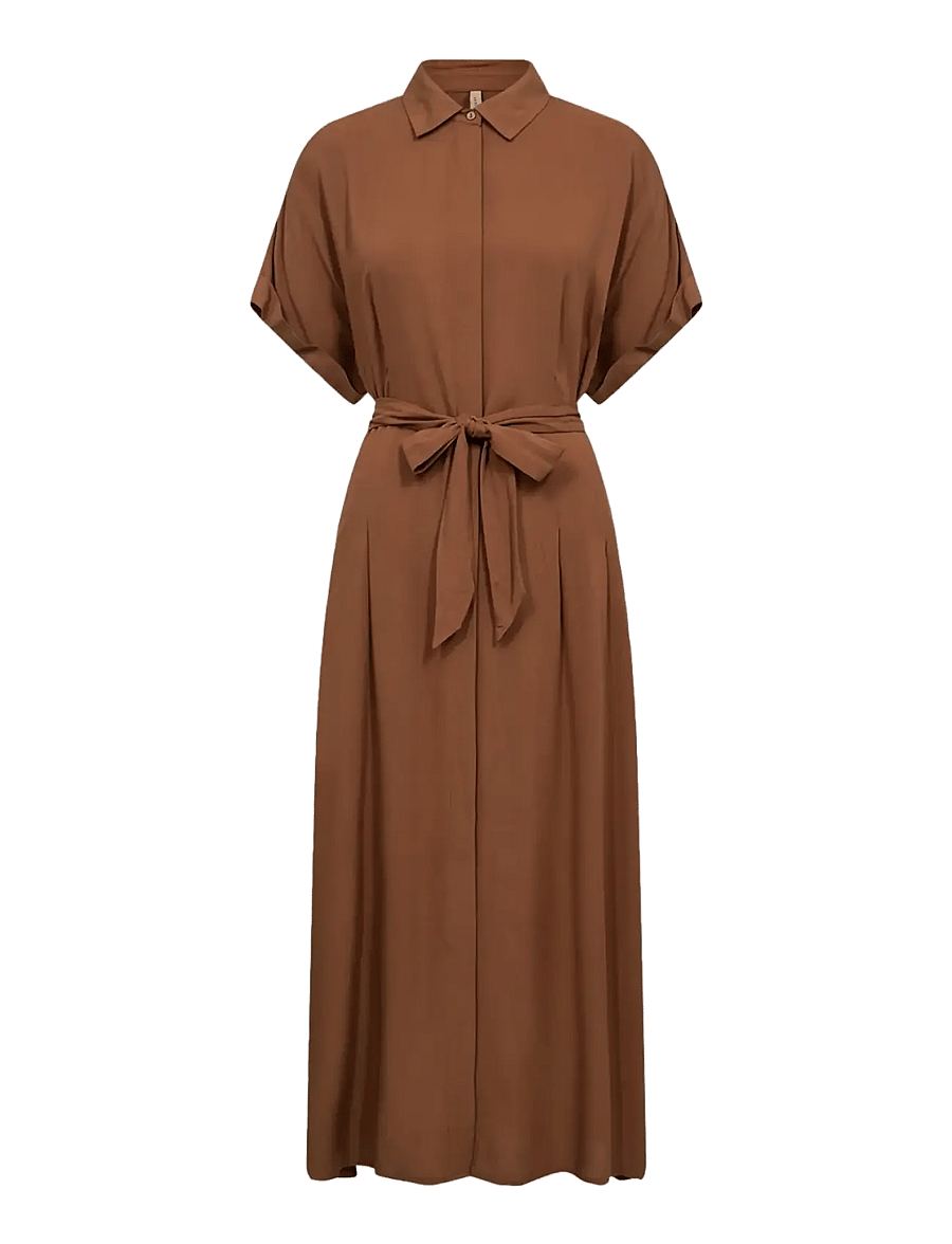 Soyaconcept - SC-RADIA - sommarklänningar - 8710 toffee - 1