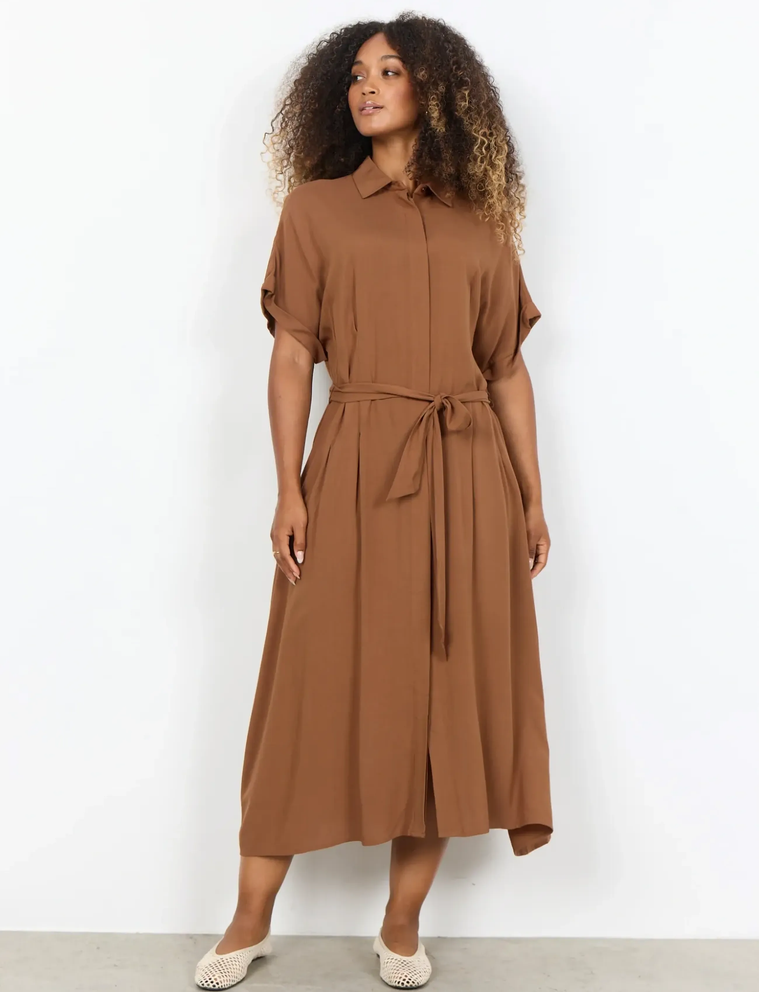 Soyaconcept - SC-RADIA - summer dresses - 8710 toffee - 4