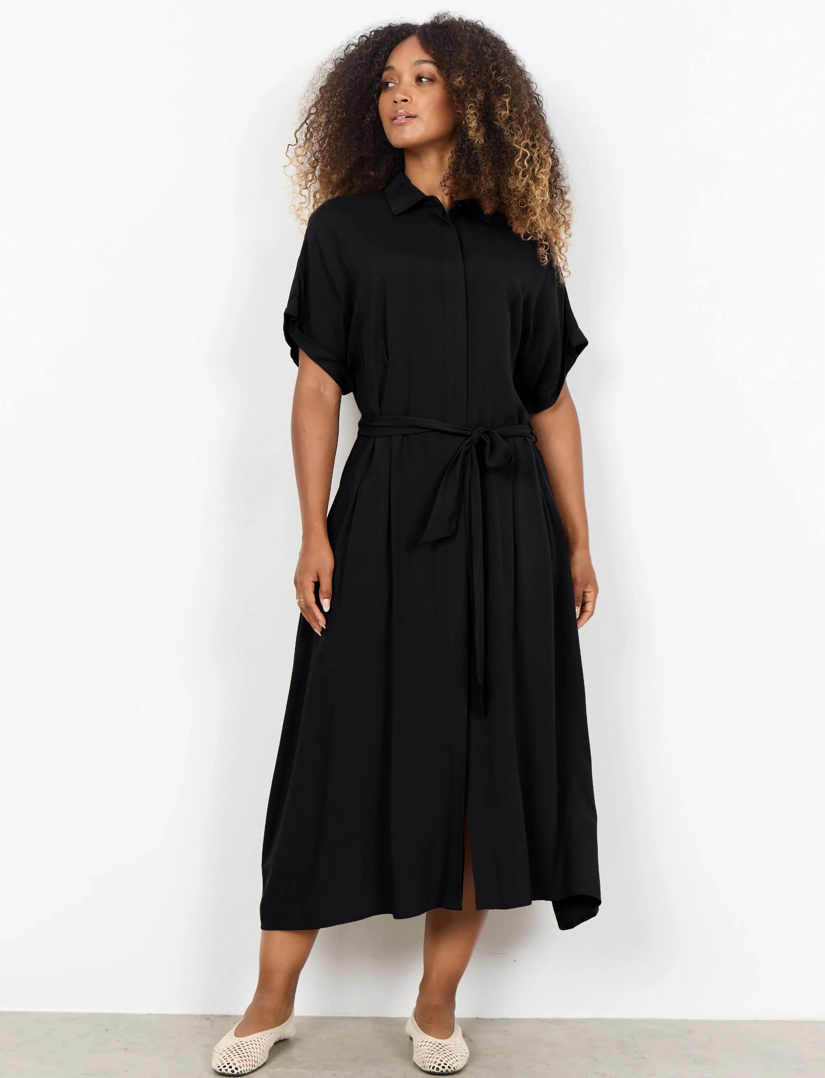 Soyaconcept - SC-RADIA - sommarklänningar - 9999 black - 3