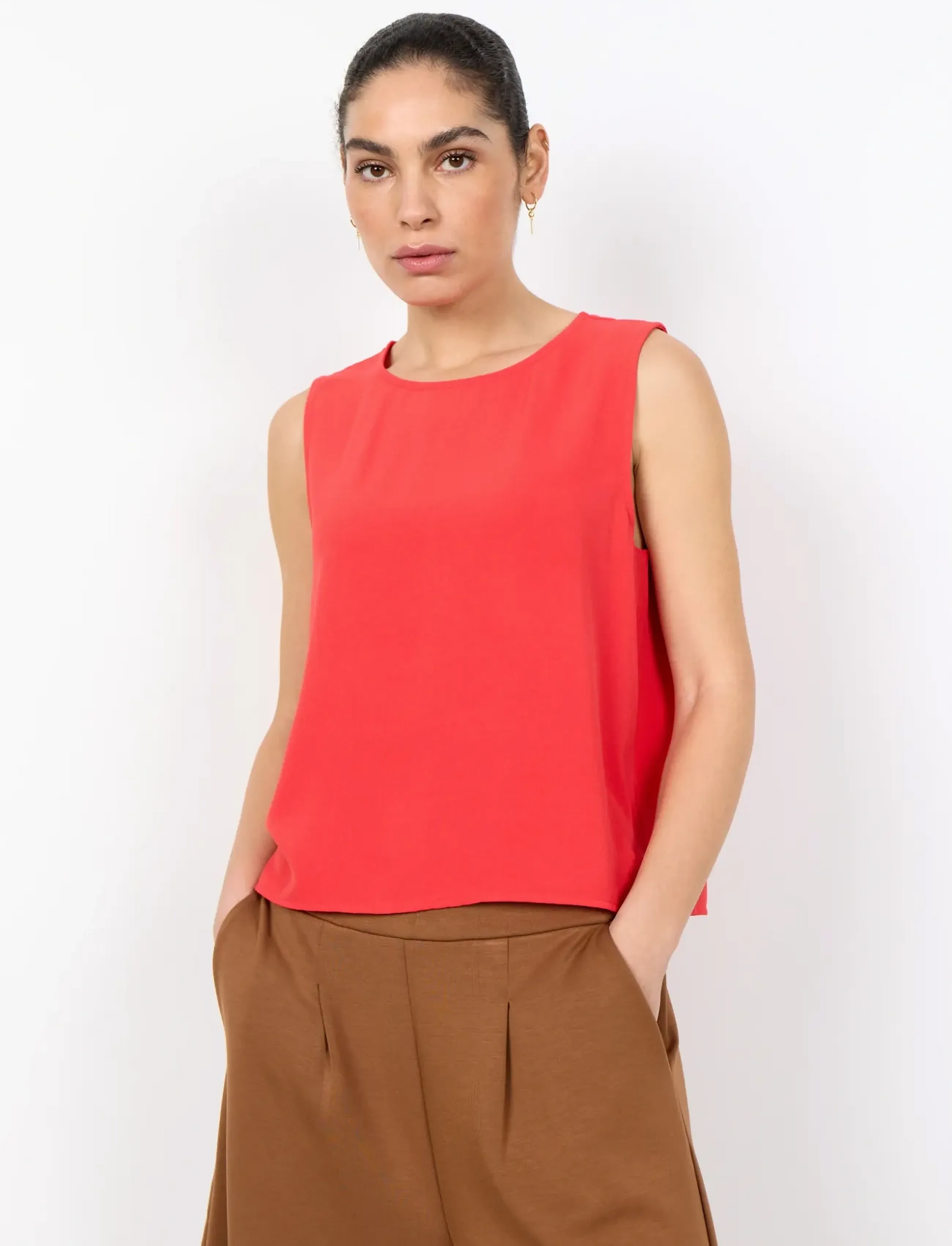 Soyaconcept SC-CATH - Ermeløse topper - 4030 BITTERSWEET / coral