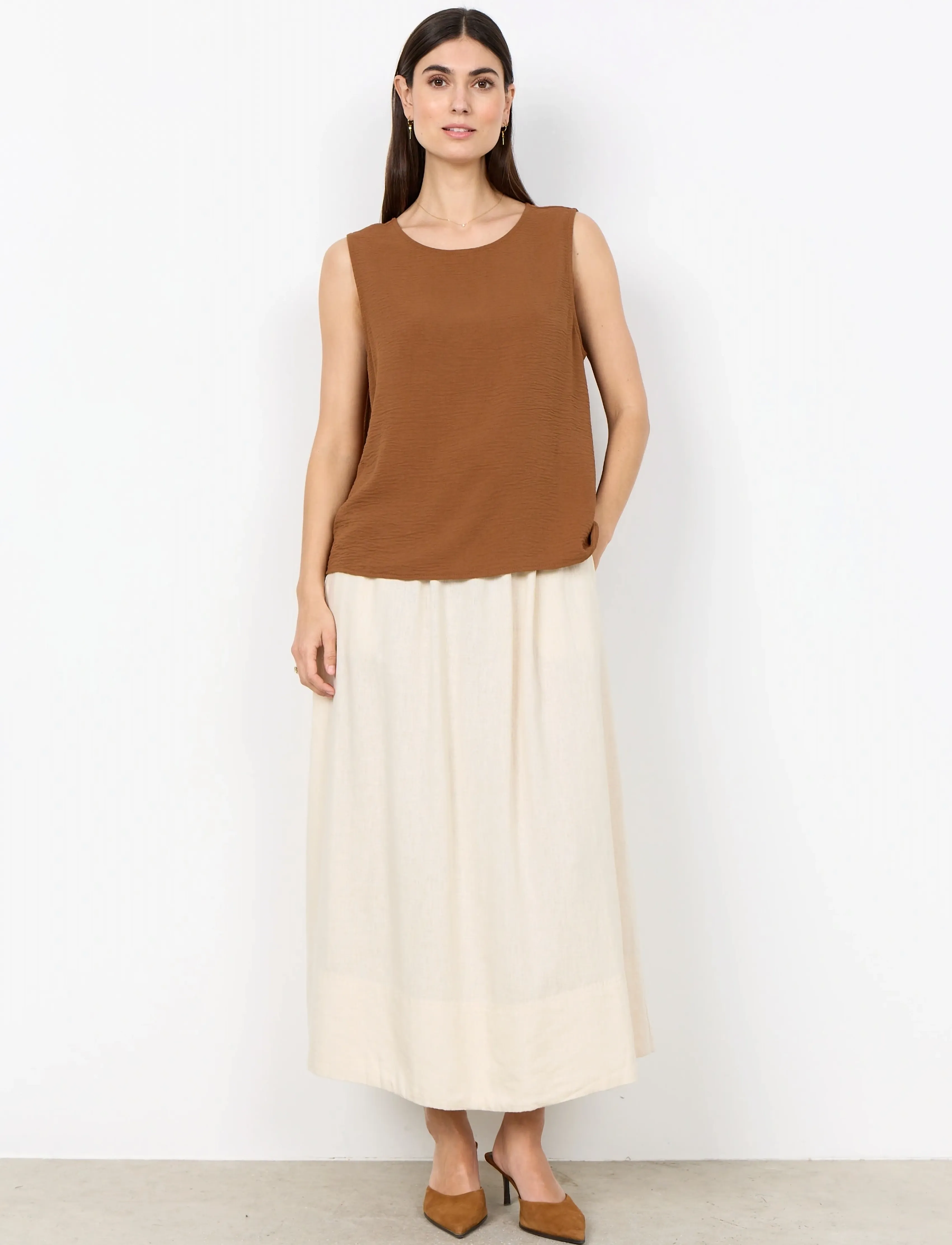 Soyaconcept - SC-CATH - Ärmellose tops - 8710 toffee - 3