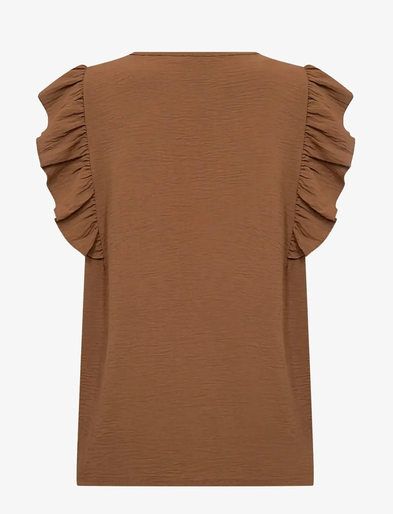 Soyaconcept - SC-CATH - kurzämlige blusen - 8710 toffee - 1