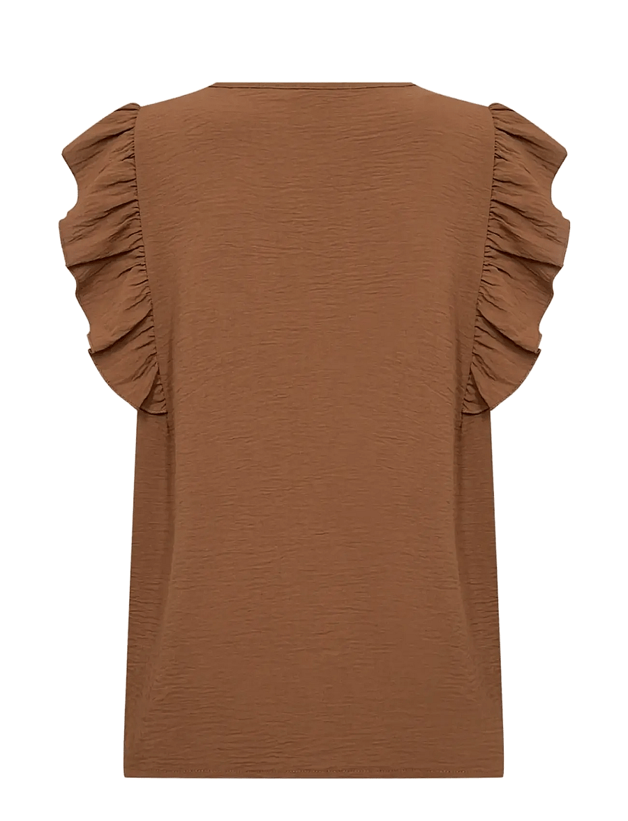 Soyaconcept - SC-CATH - kortärmade blusar - 8710 toffee - 1