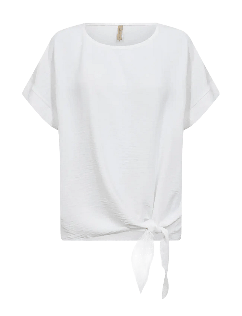 Soyaconcept - SC-CATH - kortærmede bluser - 1000 white - 1
