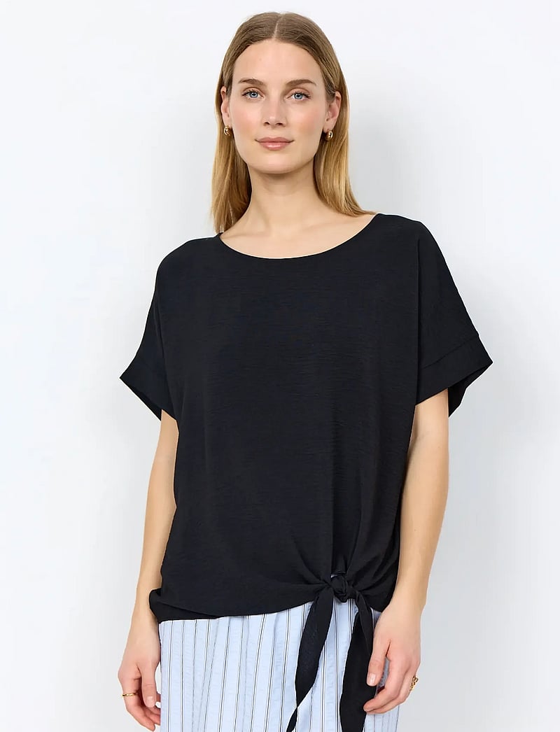 Soyaconcept - SC-CATH - kortærmede bluser - 9999 black - 0