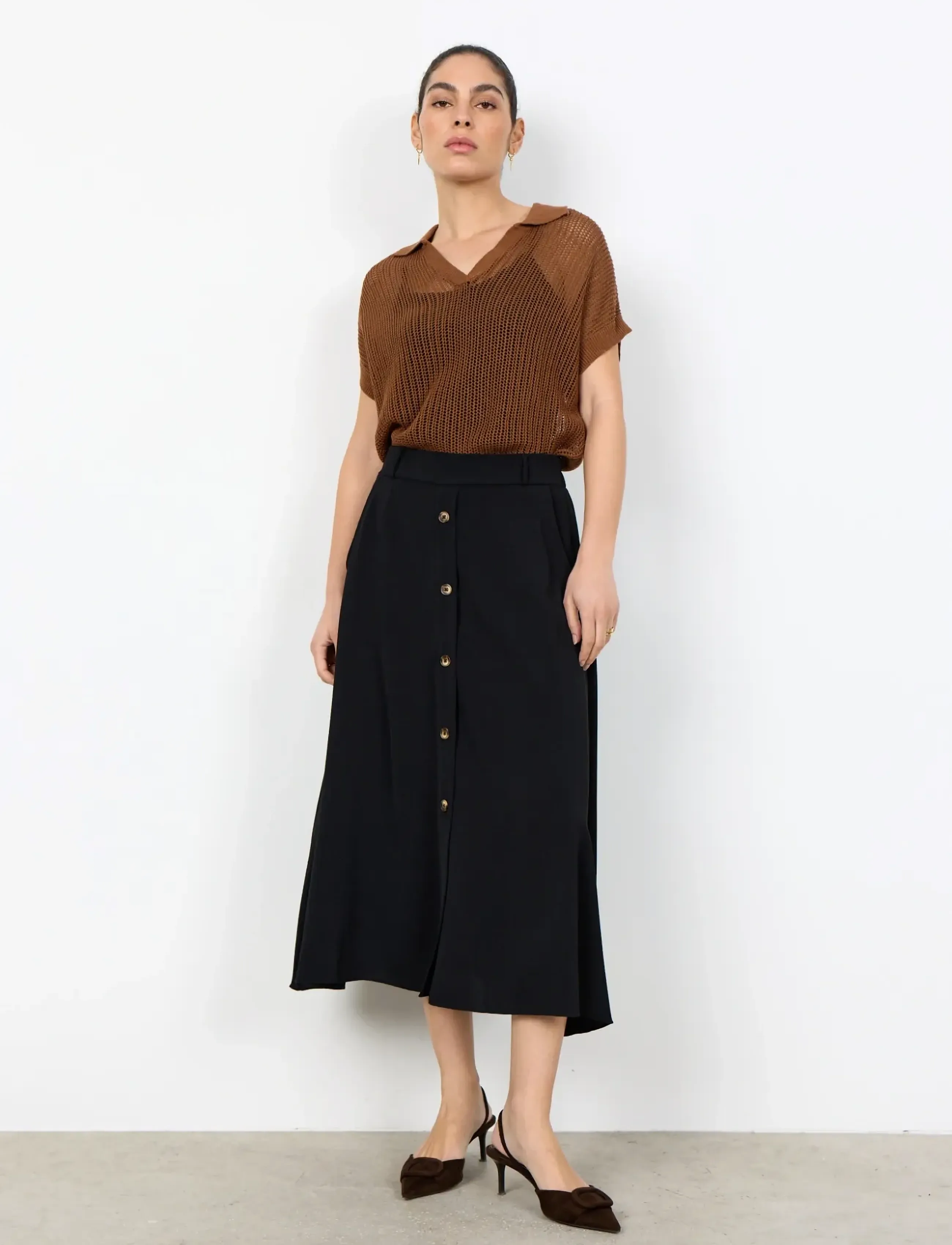 Soyaconcept SC-CATH - Midi-Röcke - 9999 BLACK / black