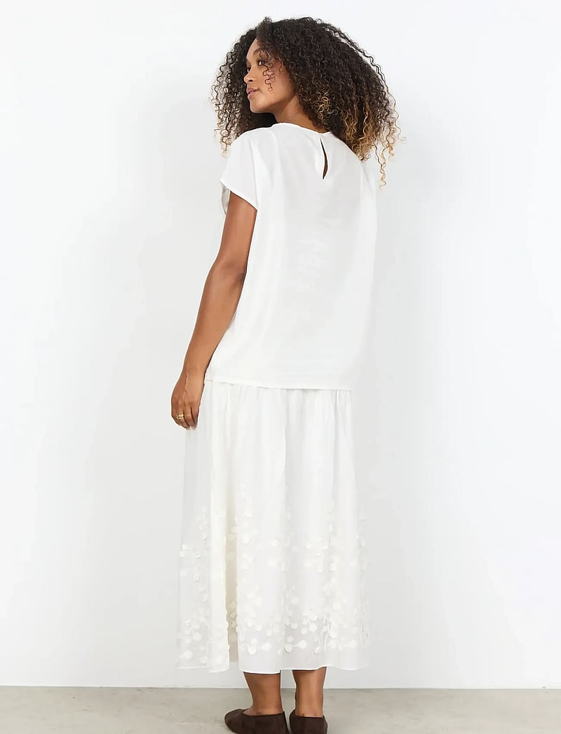 Soyaconcept - SC-FAHIMA - kortærmede bluser - 1100 offwhite - 3