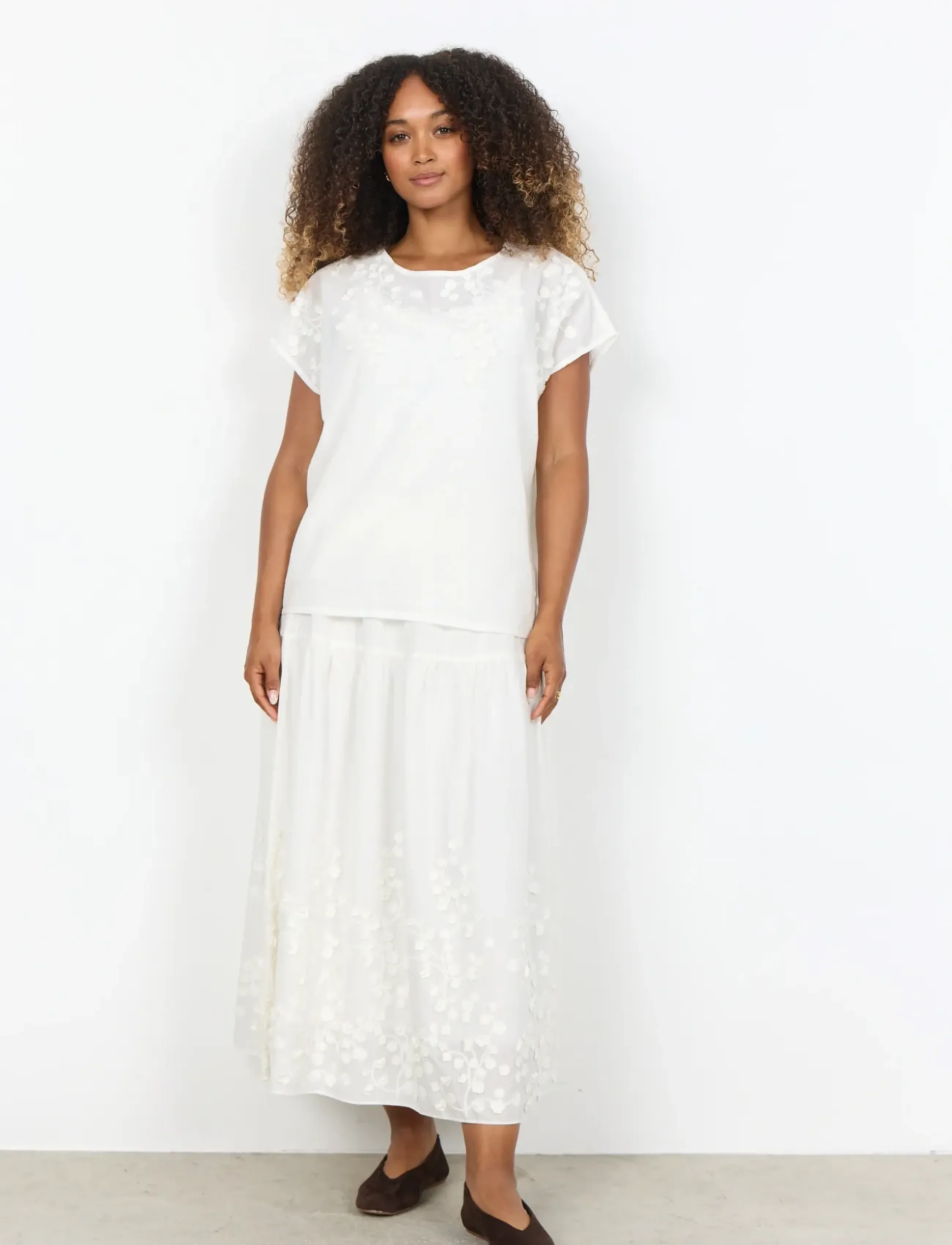Soyaconcept - SC-FAHIMA - palaidinės trumpomis rankovėmis - 1100 offwhite - 4