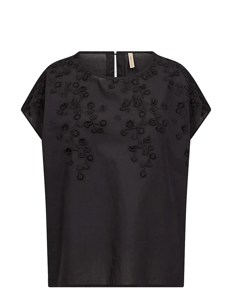 Soyaconcept - SC-FAHIMA - kortærmede bluser - 9999 black - 1