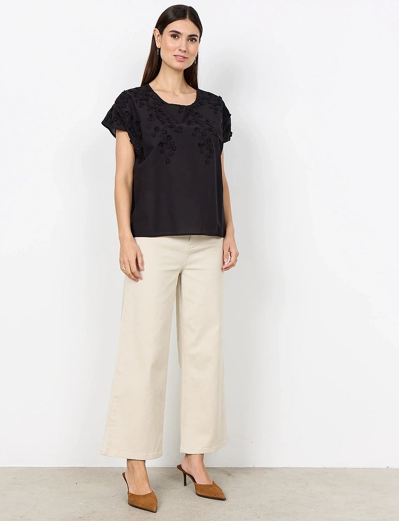 Soyaconcept - SC-FAHIMA - kortærmede bluser - 9999 black - 3