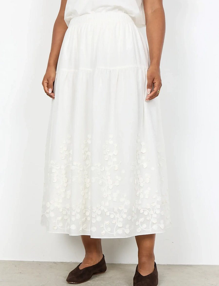 Soyaconcept - SC-FAHIMA - midi-röcke - 1100 offwhite - 4