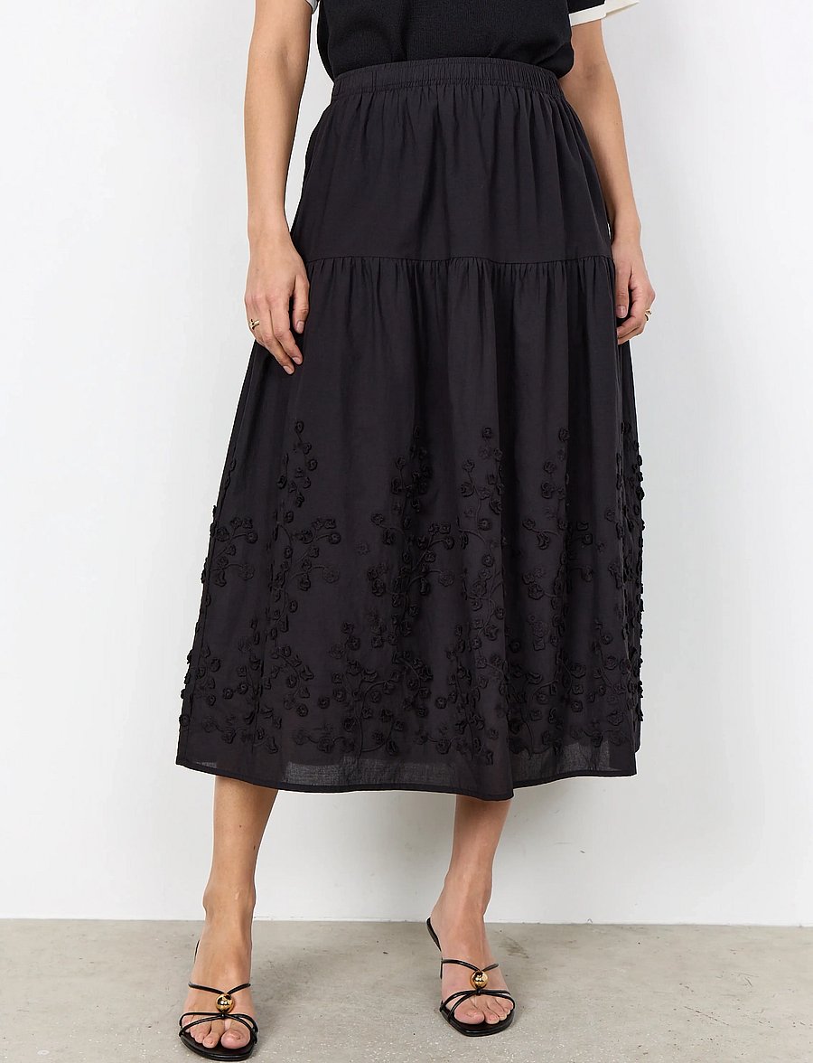 Soyaconcept - SC-FAHIMA - midi-röcke - 9999 black - 3