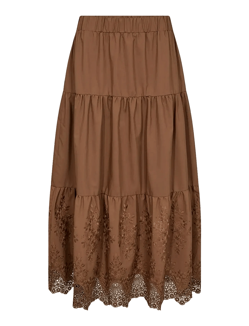Soyaconcept - SC-NETTI - maxi röcke - 8710 toffee - 1