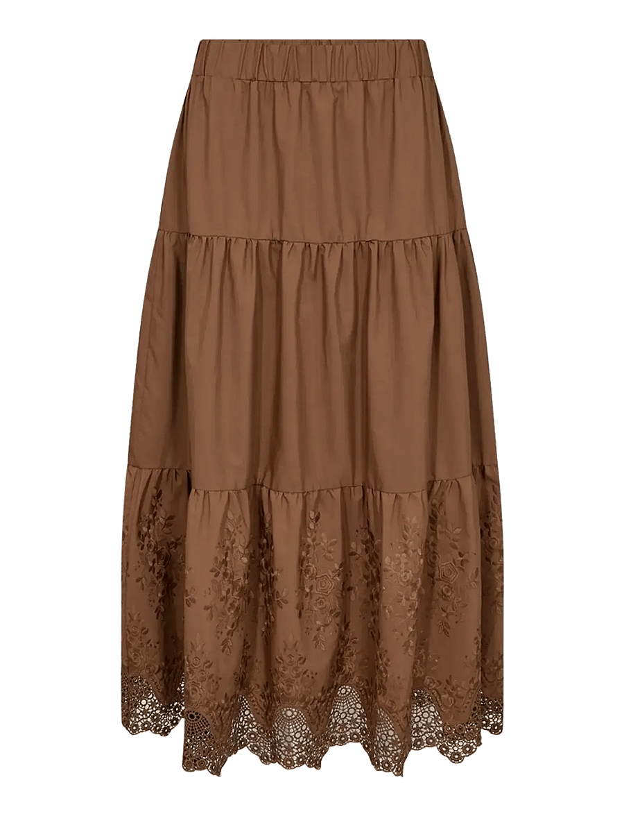 Soyaconcept - SC-NETTI - maxi röcke - 8710 toffee - 1
