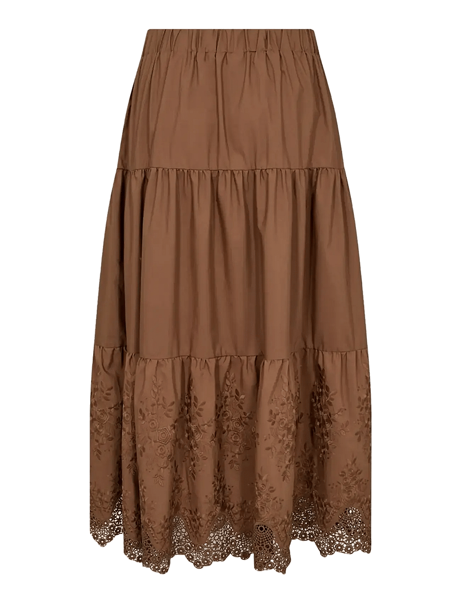 Soyaconcept - SC-NETTI - maxi röcke - 8710 toffee - 2