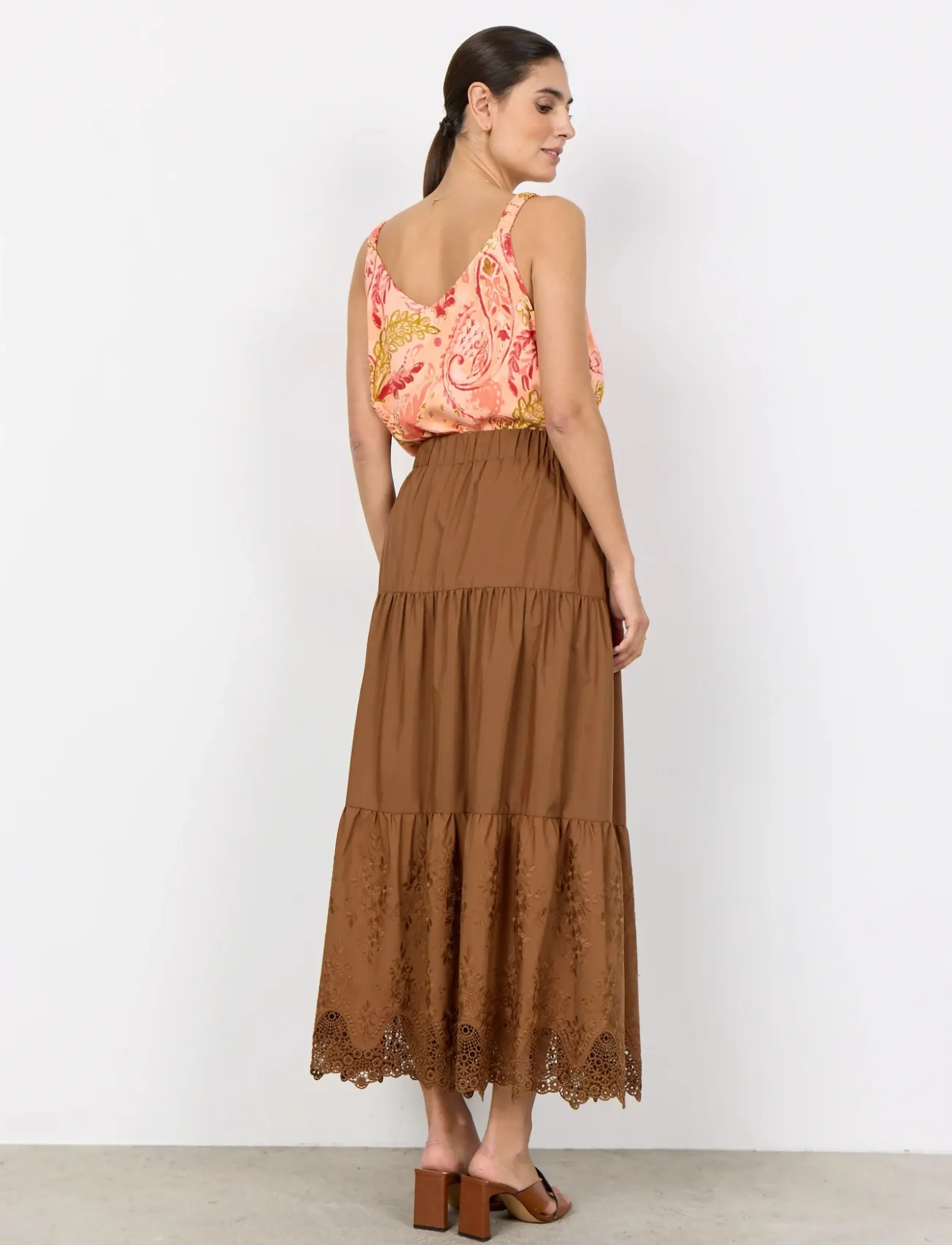 Soyaconcept - SC-NETTI - maxikjolar - 8710 toffee - 3