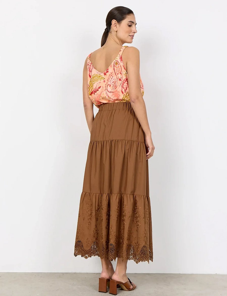 Soyaconcept - SC-NETTI - maxi röcke - 8710 toffee - 3