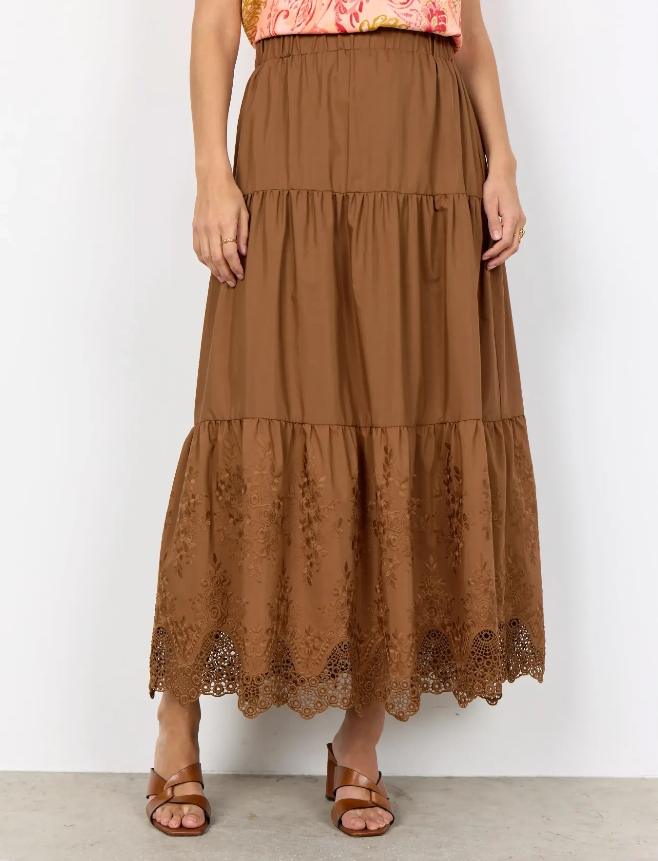 Soyaconcept - SC-NETTI - maxikjolar - 8710 toffee - 4