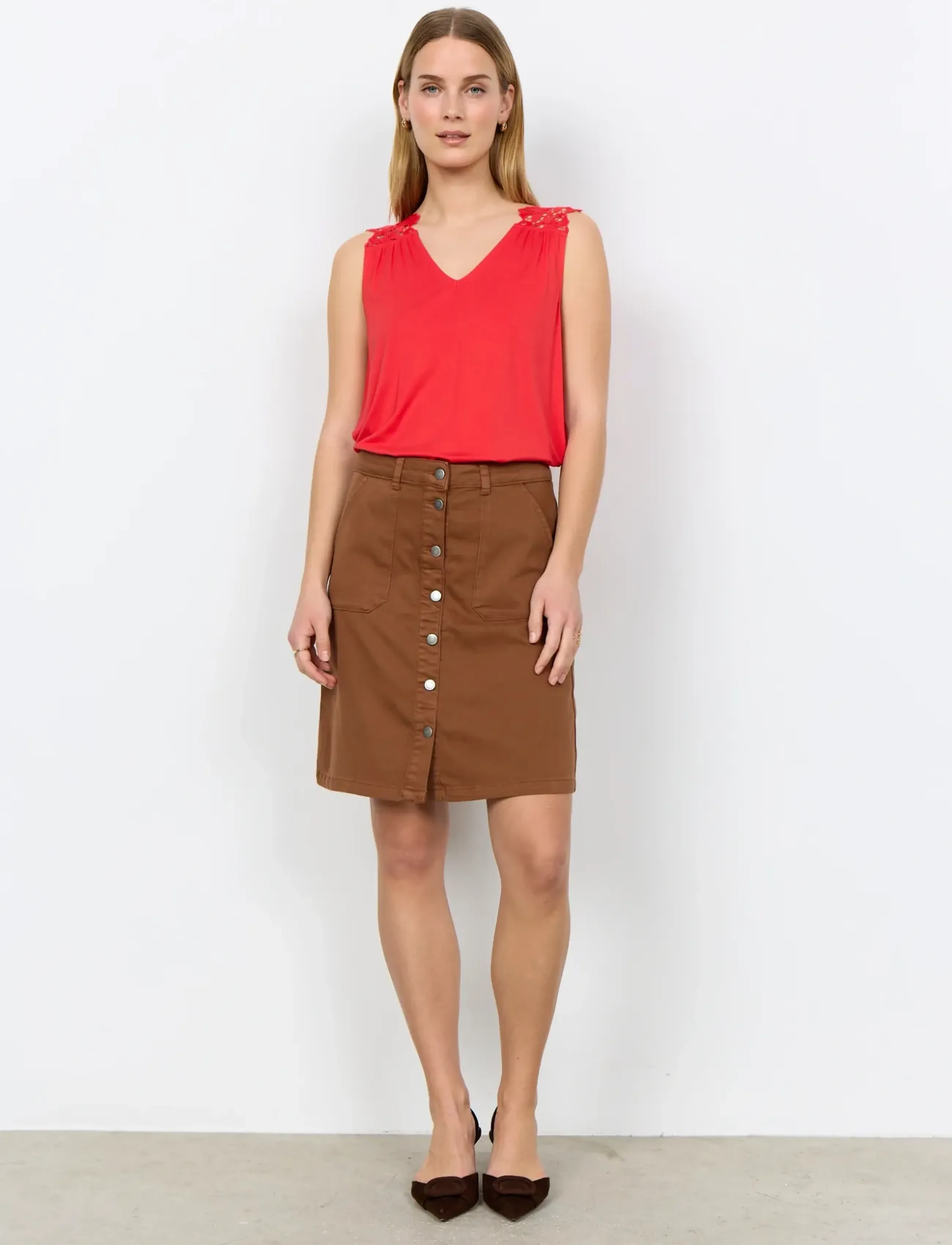 Soyaconcept SC-ERNA - Skirts - 8710 TOFFEE / brown