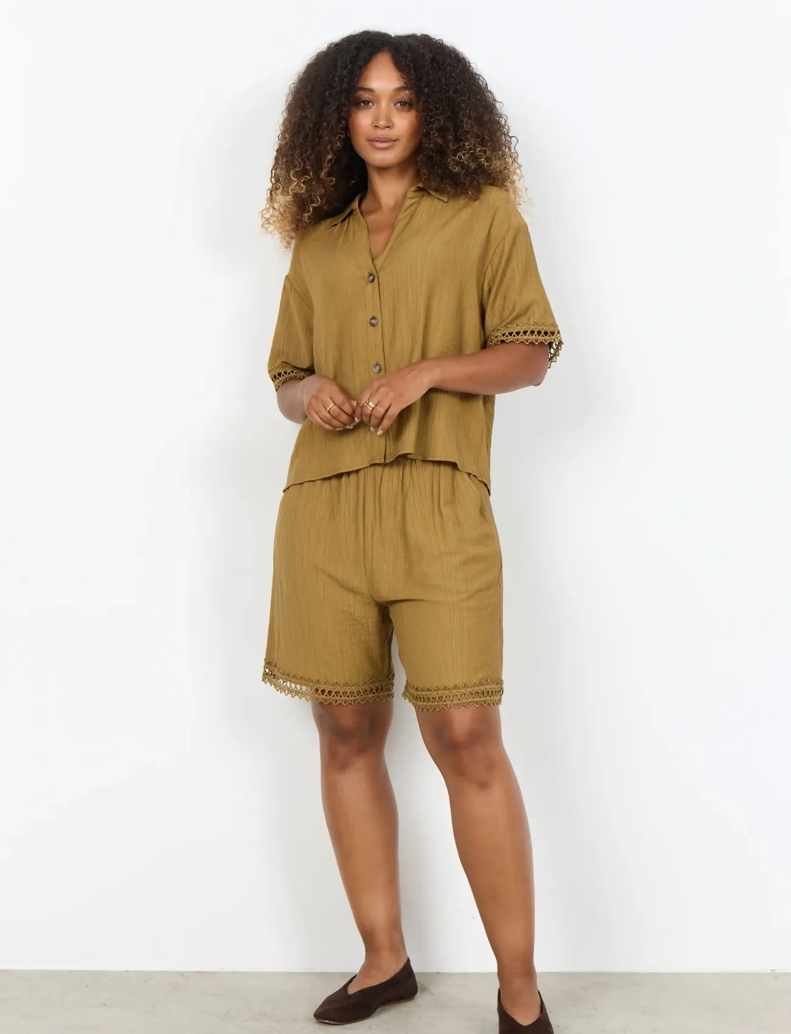 Soyaconcept - SC-FABRINA - casual shorts - 7120 butternut - 4