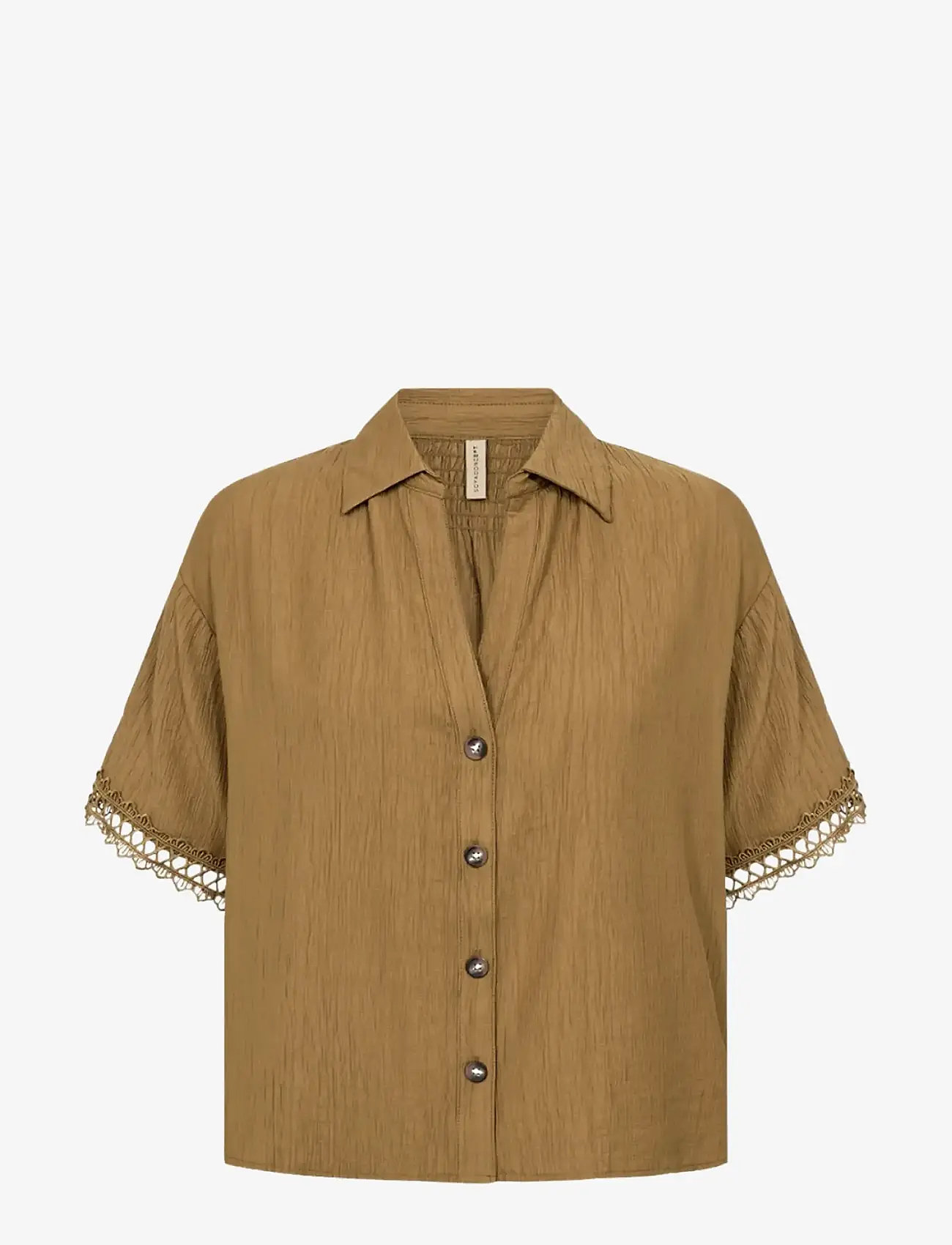 Soyaconcept - SC-FABRINA - short-sleeved shirts - 7120 butternut - 1