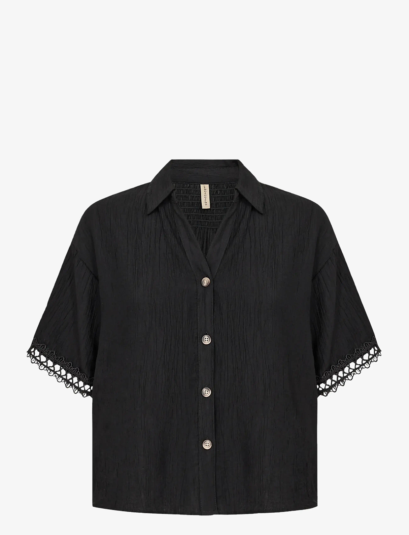 Soyaconcept - SC-FABRINA - kortærmede skjorter - 9999 black - 1