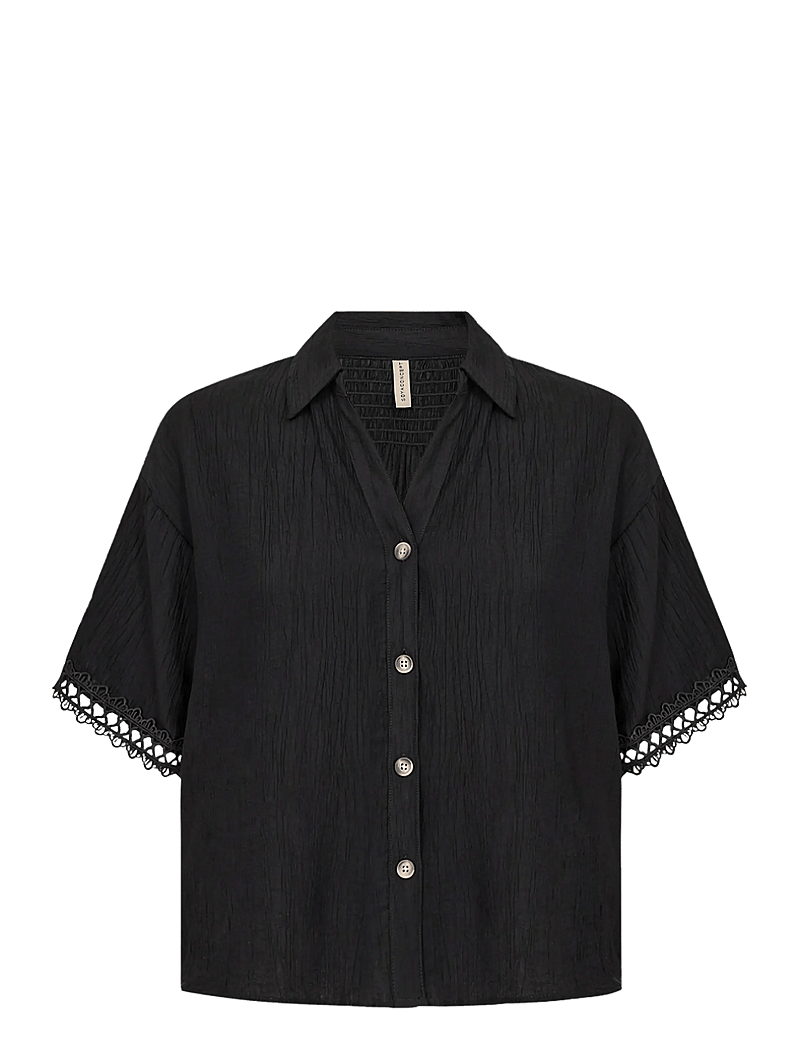 Soyaconcept - SC-FABRINA - kortærmede skjorter - 9999 black - 1