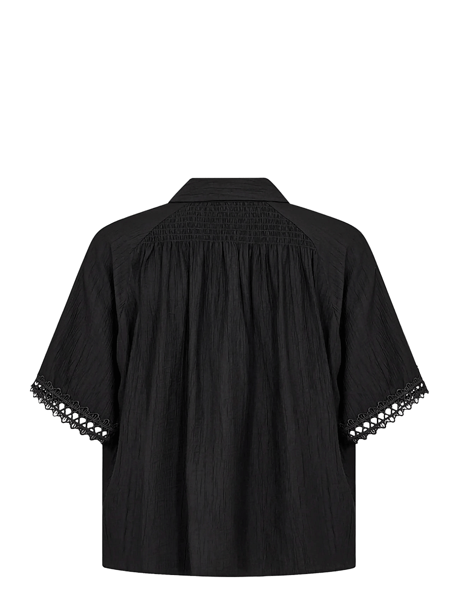 Soyaconcept - SC-FABRINA - kurzärmlige hemden - 9999 black - 2