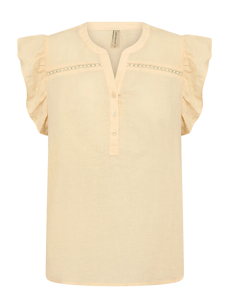 Soyaconcept - SC-FABIANA - kurzämlige blusen - 3020 golden fleece - 1
