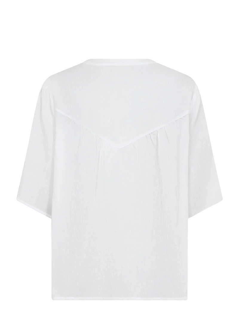 Soyaconcept - SC-FABIANA - kortærmede skjorter - 1000 white - 2