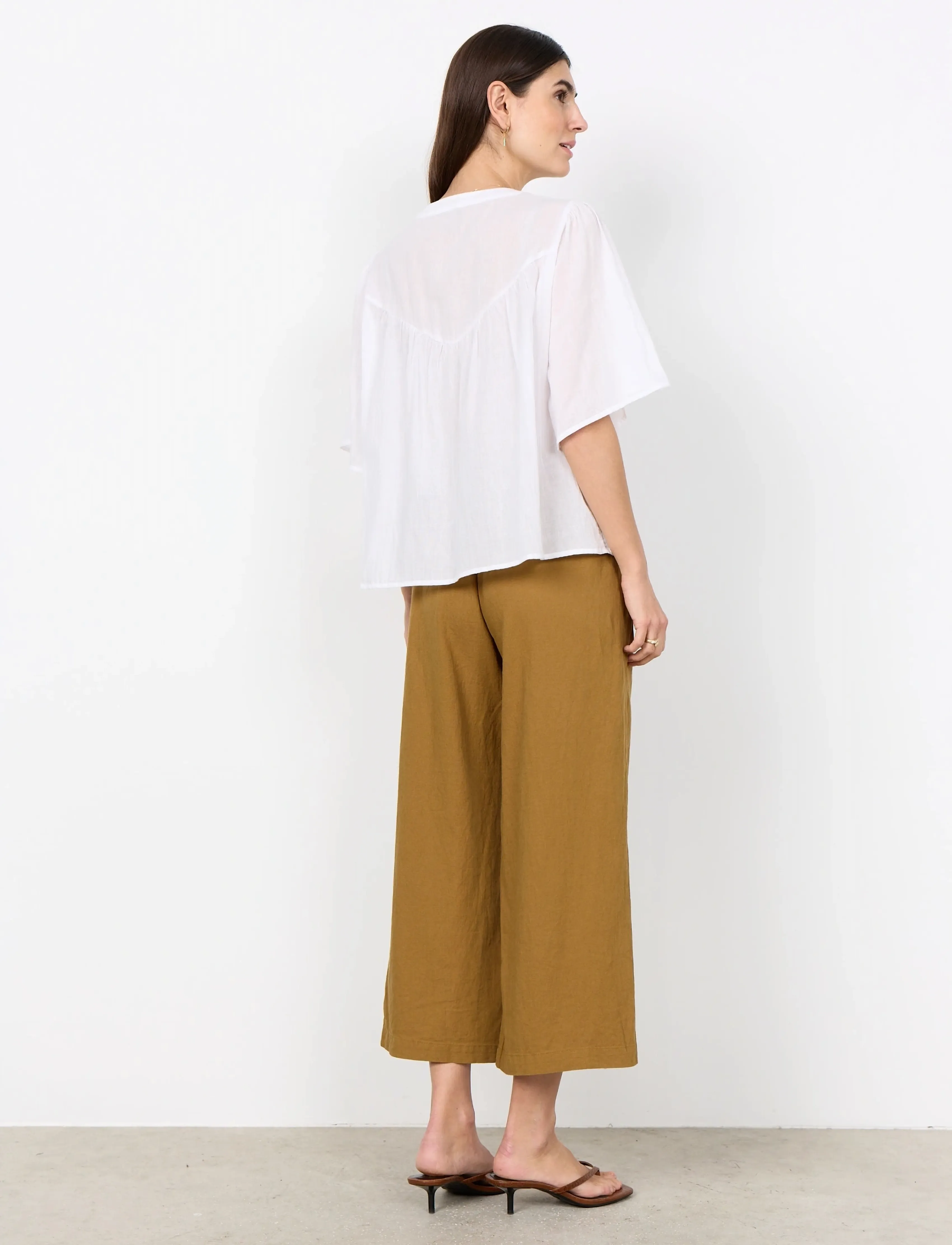 Soyaconcept - SC-FABIANA - lühikeste varrukatega särgid - 1000 white - 4