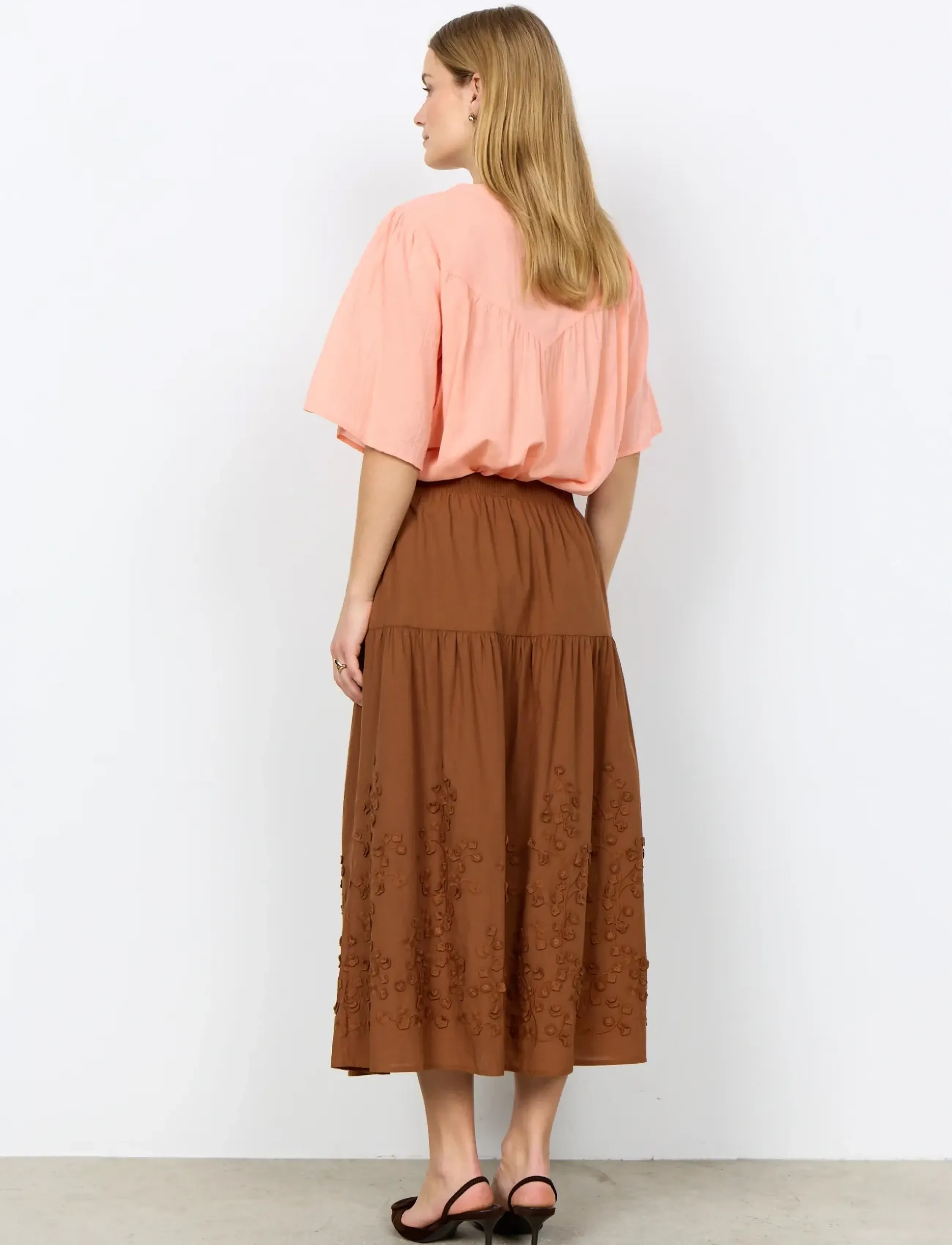 Soyaconcept - SC-FABIANA - kurzärmlige hemden - 3212 salmon - 3