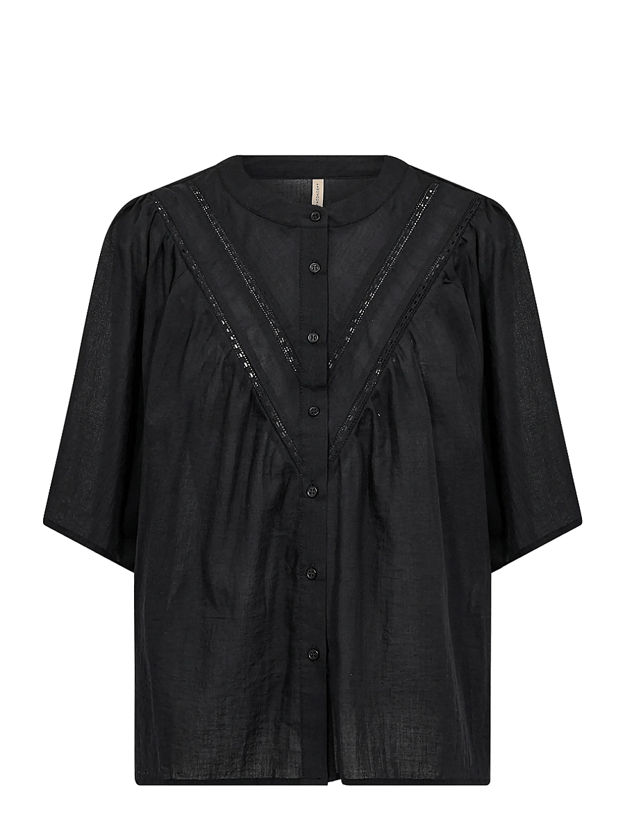 Soyaconcept - SC-FABIANA - lühikeste varrukatega särgid - 9999 black - 1