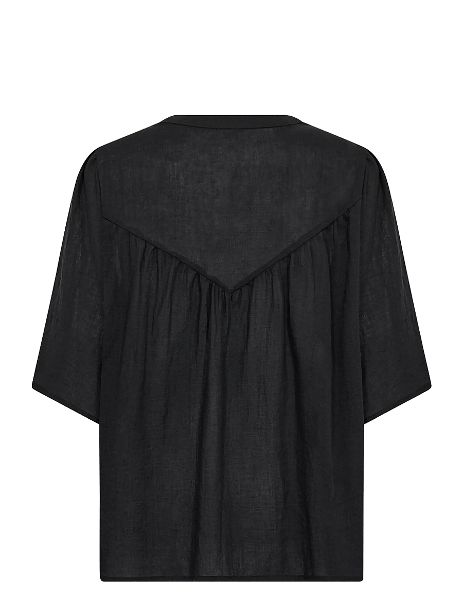 Soyaconcept - SC-FABIANA - lühikeste varrukatega särgid - 9999 black - 2