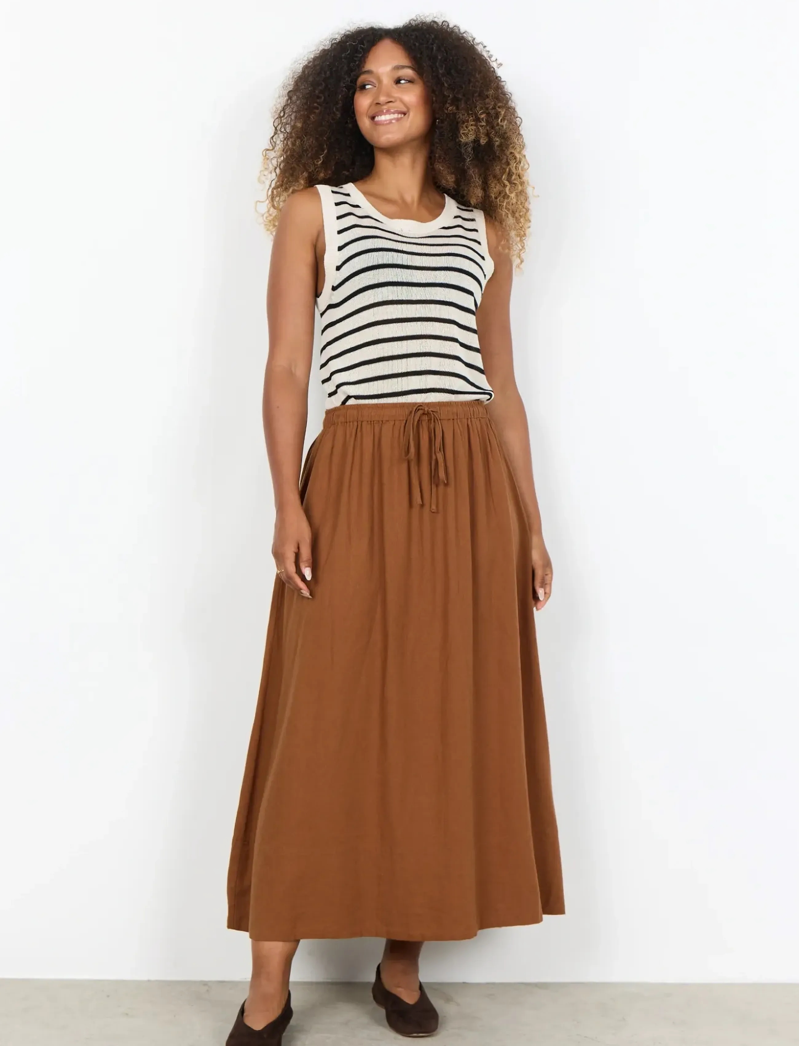 Soyaconcept SC-INA - Skirts - 8710 TOFFEE / brown