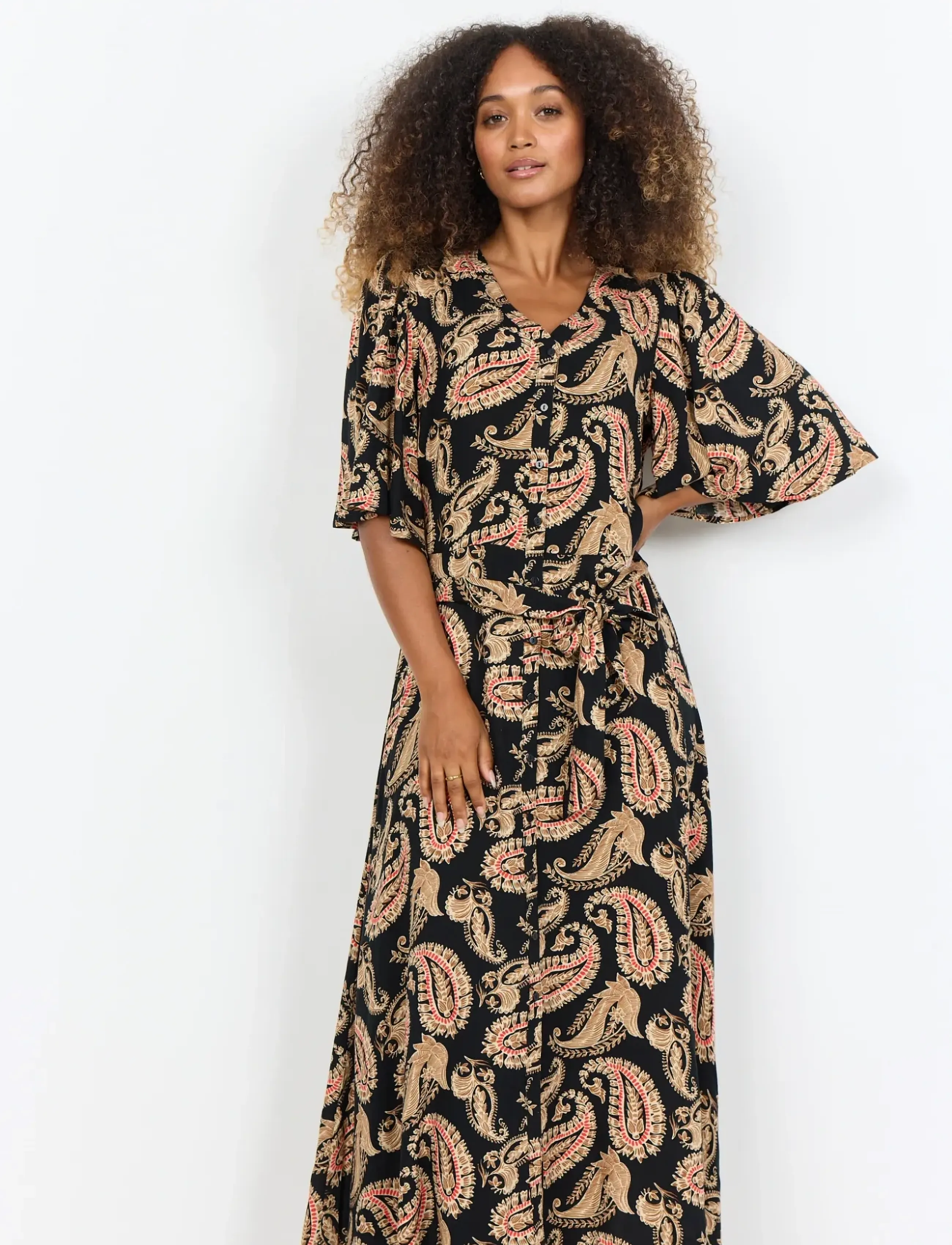 Soyaconcept SC-FALISHA - Wickelkleider - 9999 BLACK COMBI / black