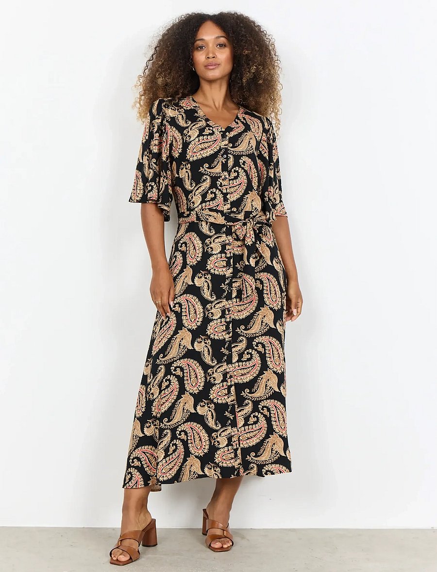 Soyaconcept - SC-FALISHA - sommerkjoler - 9999 black combi - 4