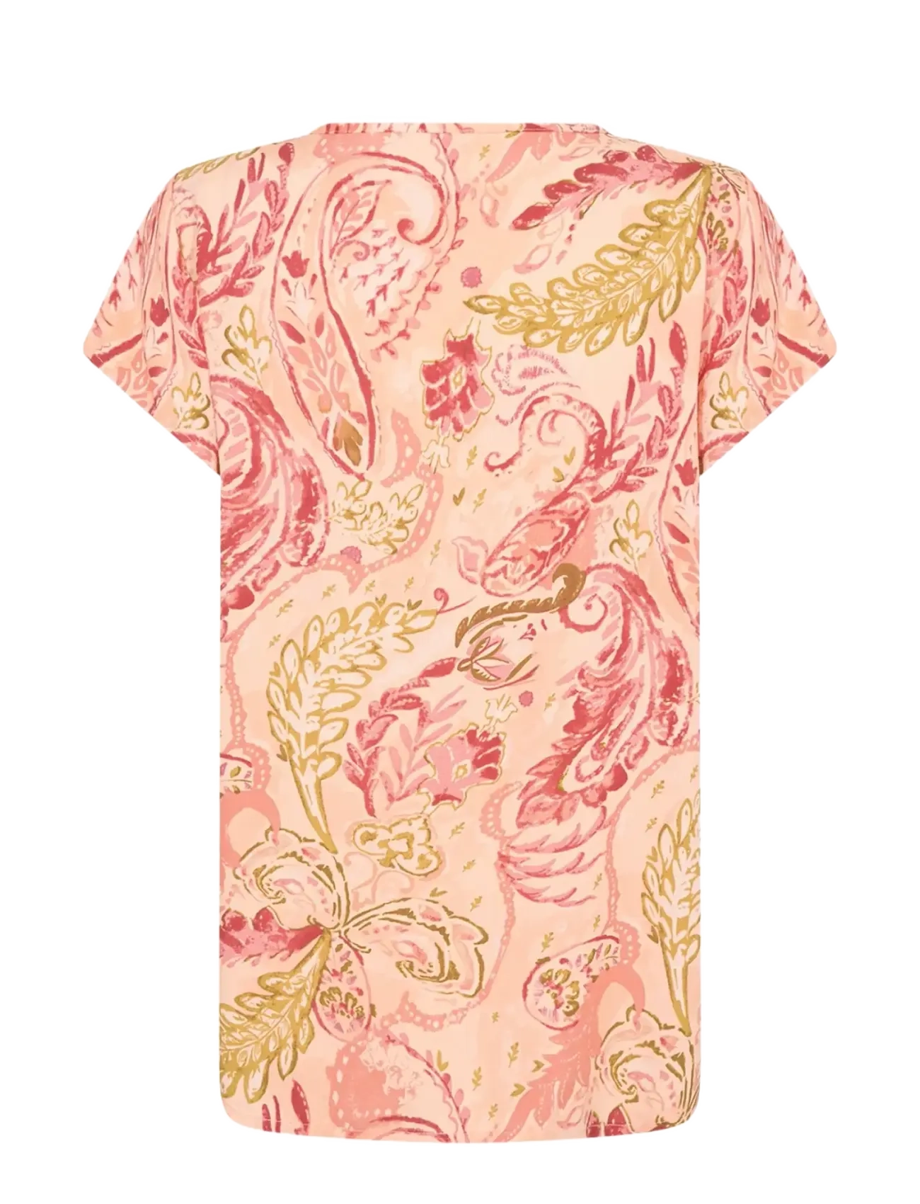 Soyaconcept - SC-FANETH - kurzämlige blusen - 3212 salmon combi - 2