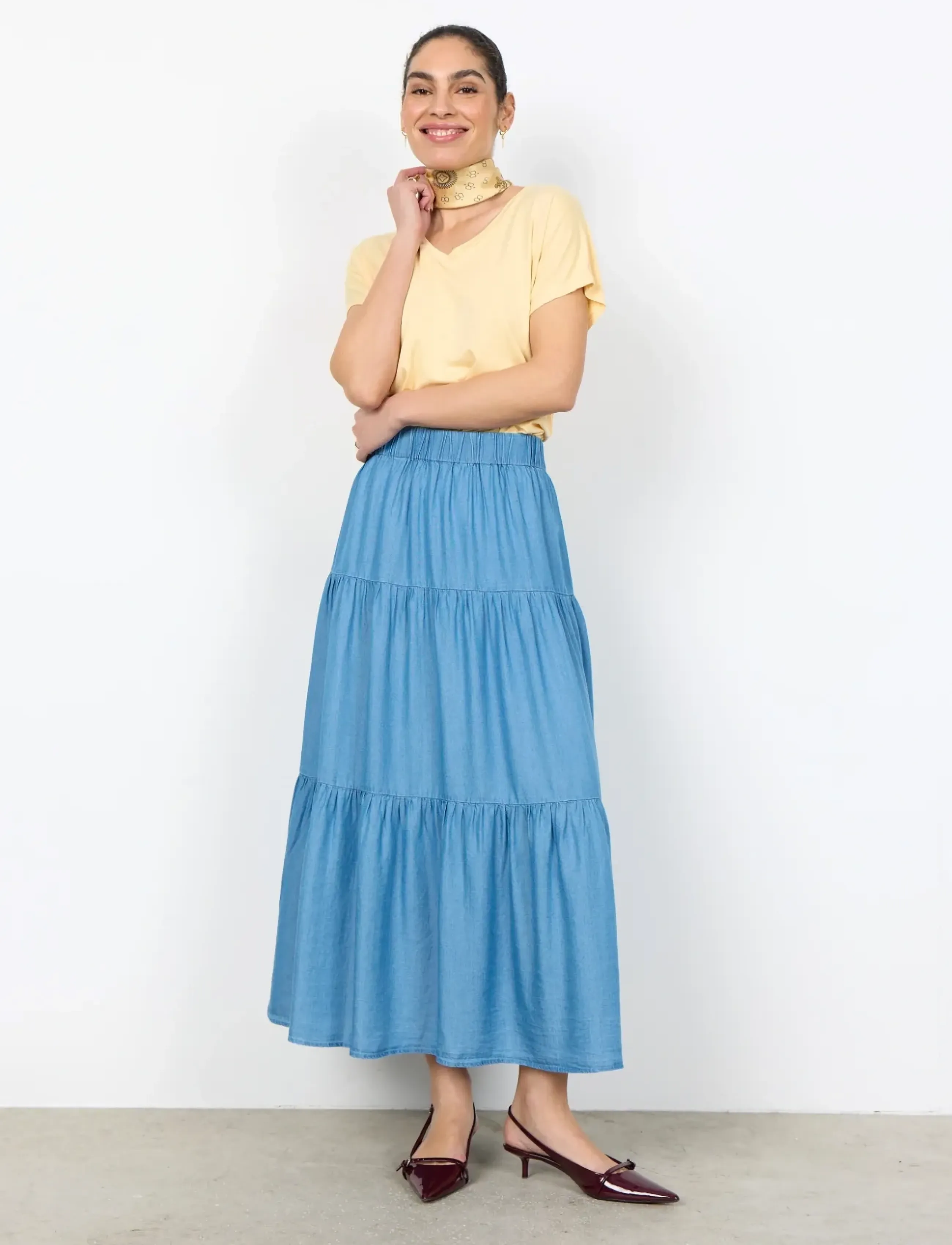 Soyaconcept SC-LIV - Midi-Röcke - 2250 MEDIUM BLUE / blue