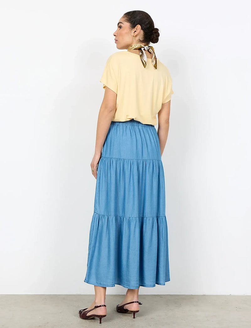 Soyaconcept - SC-LIV - midi nederdele - 2250 medium blue - 3