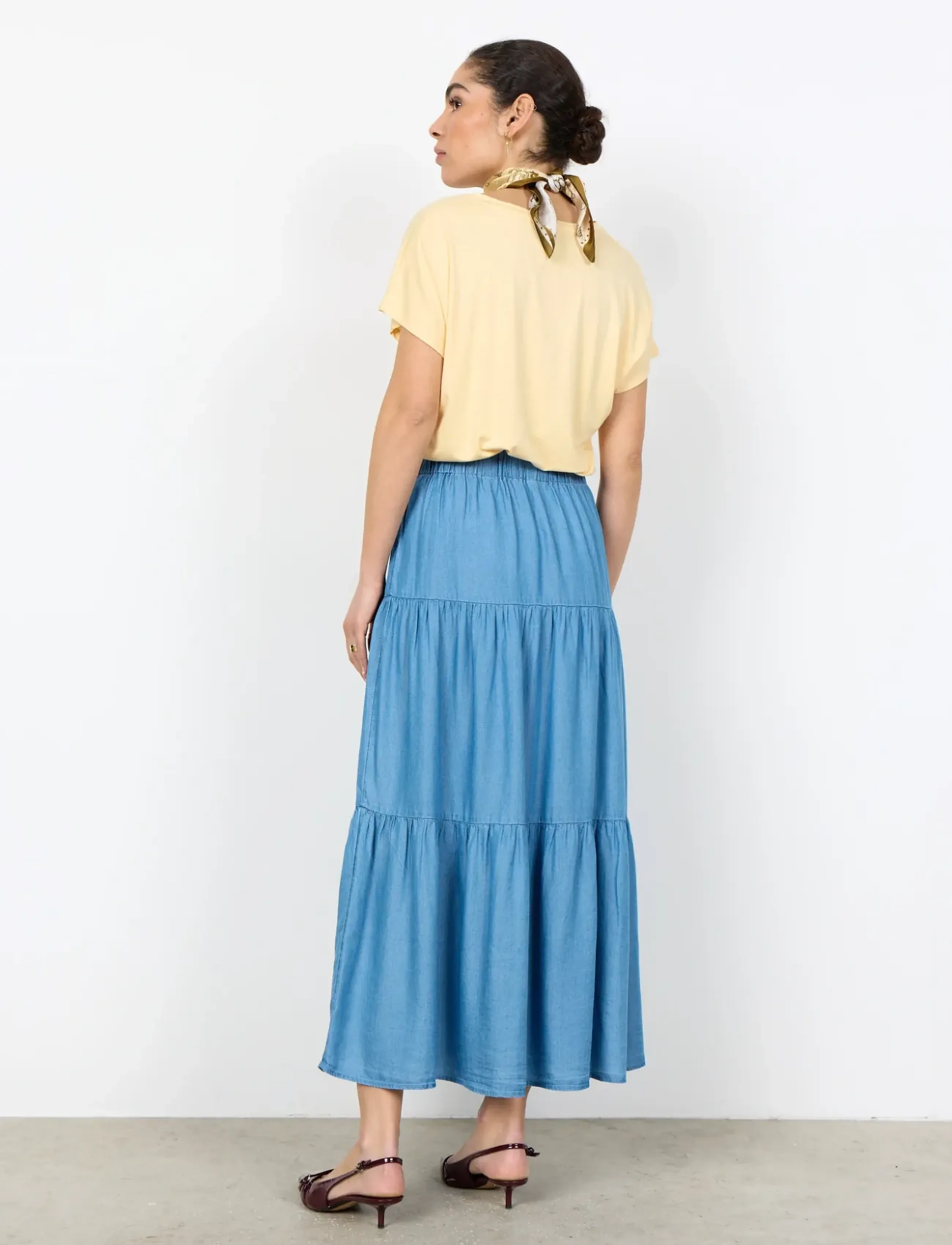 Soyaconcept - SC-LIV - midi röcke - 2250 medium blue - 3