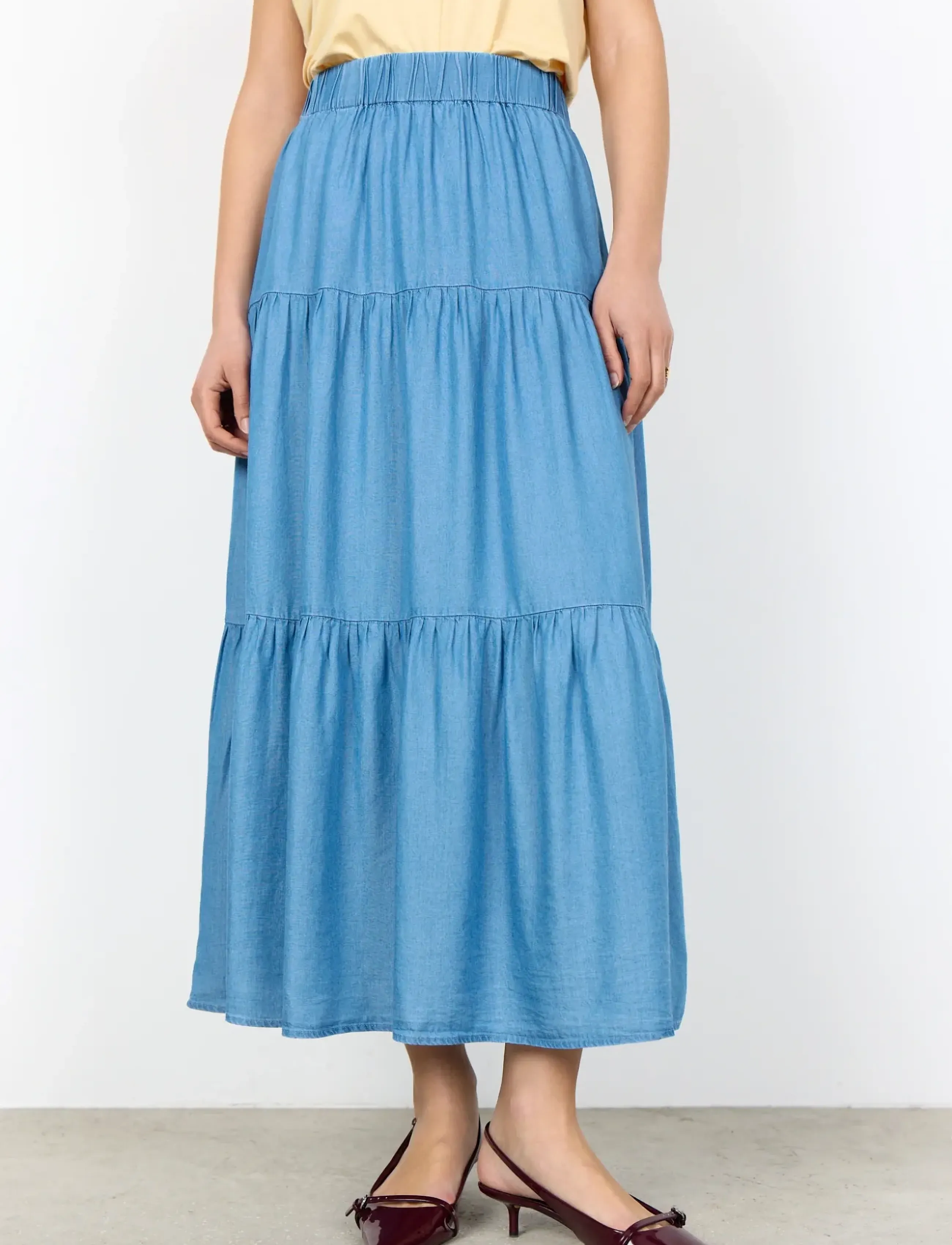 Soyaconcept - SC-LIV - midi röcke - 2250 medium blue - 4