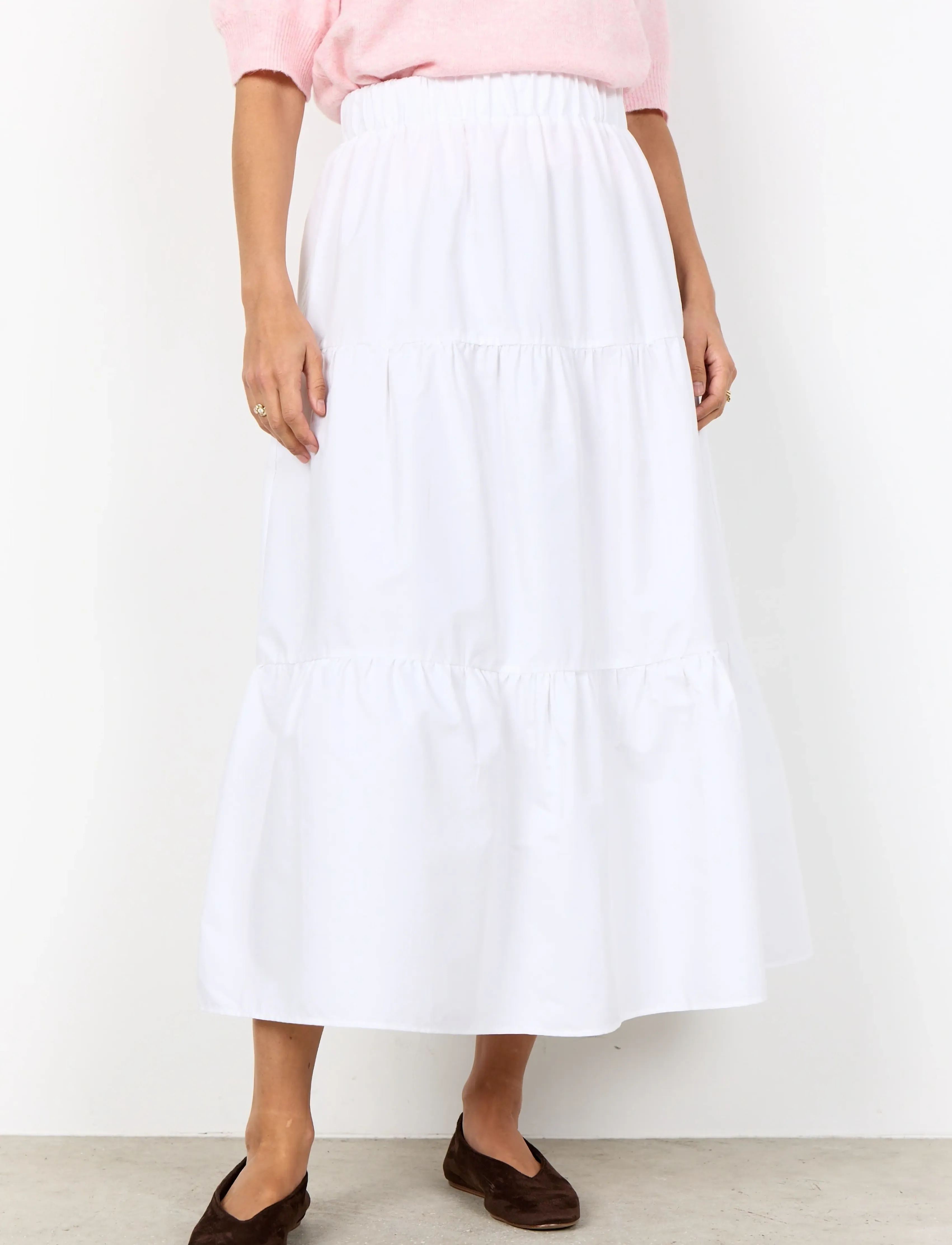 Soyaconcept - SC-NETTI - midi-röcke - 1000 white - 3