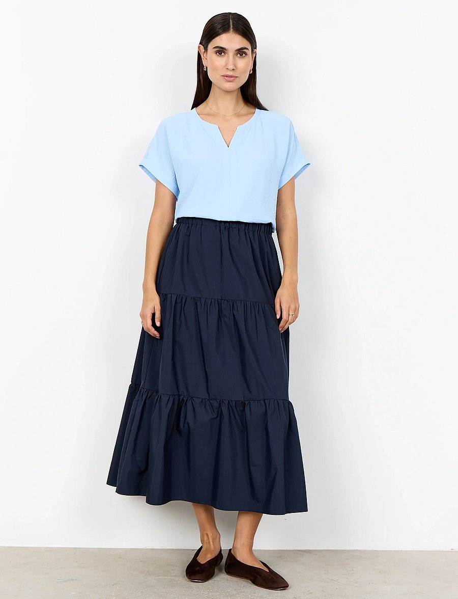 Soyaconcept - SC-NETTI - midi-röcke - 6910 navy - 0