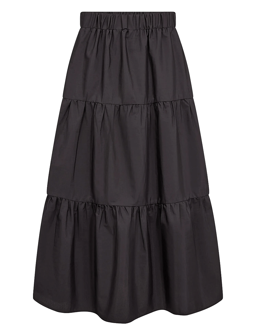 Soyaconcept - SC-NETTI - midi-röcke - 9999 black - 1
