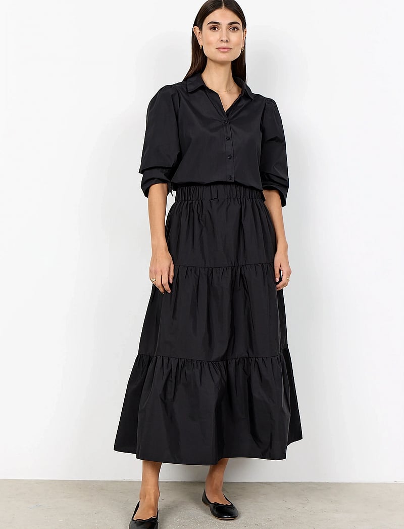 Soyaconcept - SC-NETTI - midi nederdele - 9999 black - 3